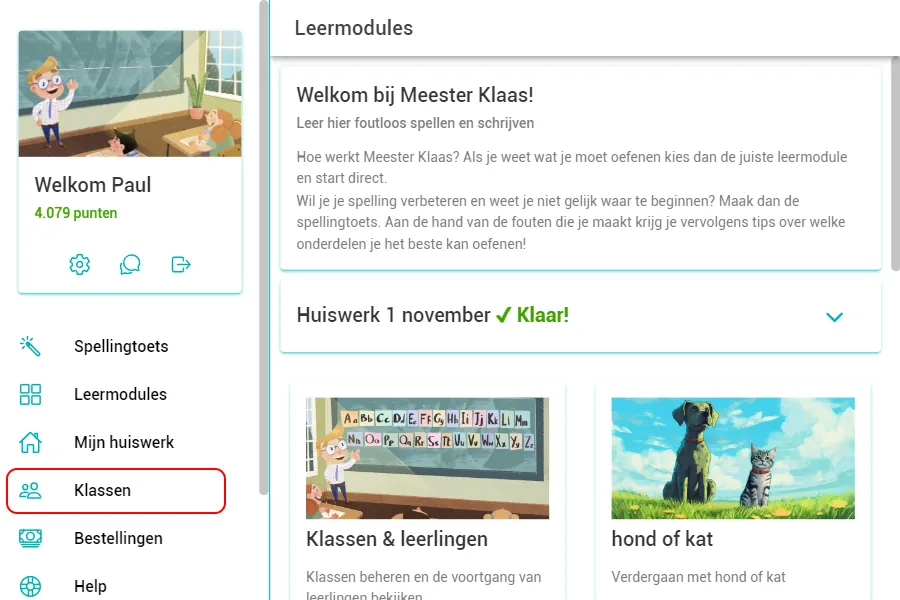 Voortgang En Huiswerk Meester Klaas Voortgang En Huiswerk Meester Klaas